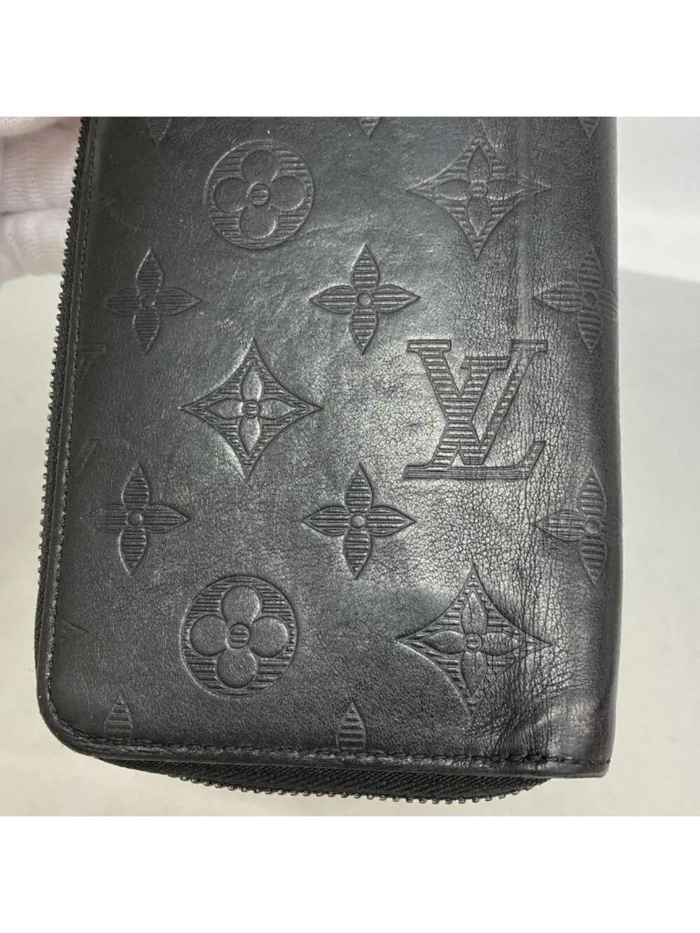 Louis Vuitton Wallet Monogram Shadow Zippy Vertical M Noir